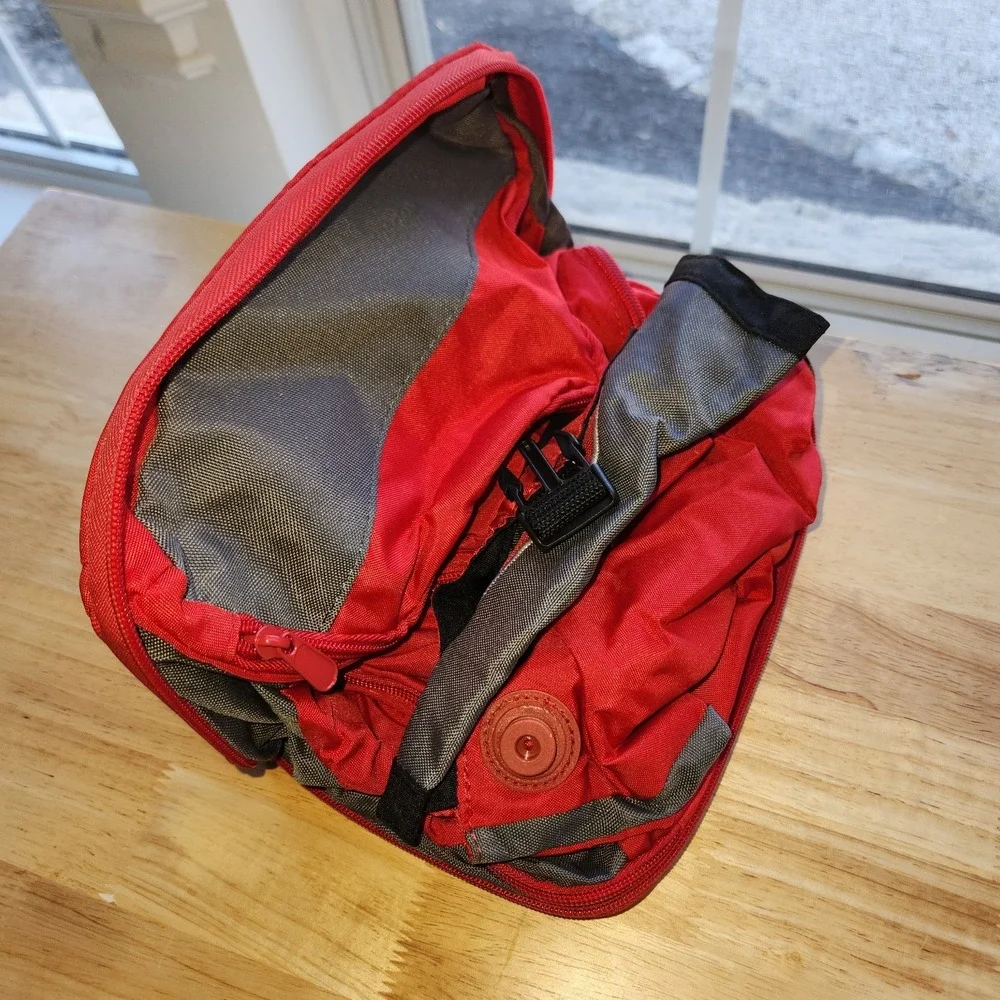 RADIO FLYER‎ Insulated Lunch Bag/Cooler Collapsible Red and Gray (red wagon)